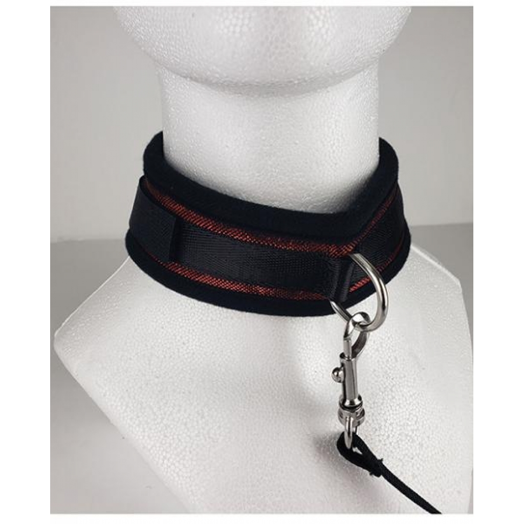 Spartacus Collar & Leash - Neoprene Red - Collars & Leashes