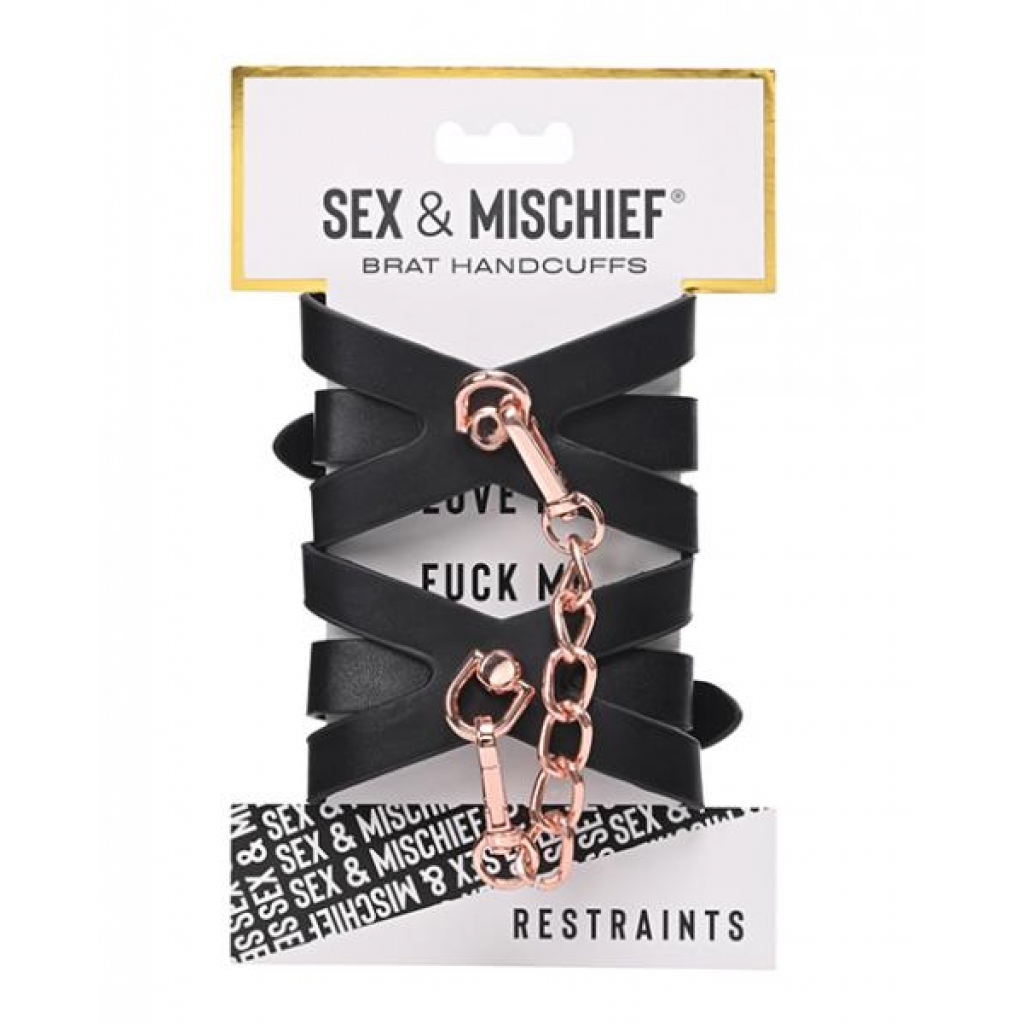 Sex & Mischief Brat Handcuffs - Handcuffs