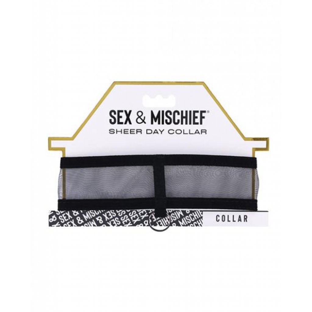 Sex & Mischief Sheer Day Collar - Collars & Leashes