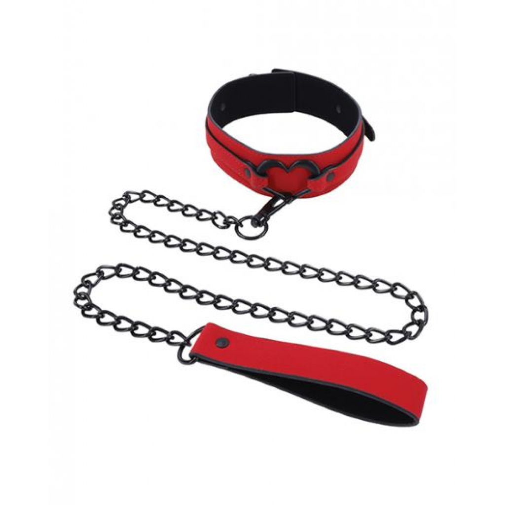 Sex & Mischief Amor Collar And Leash - Collars & Leashes