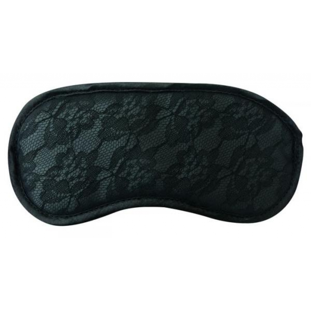 Midnight Lace Black Blindfold - O/S