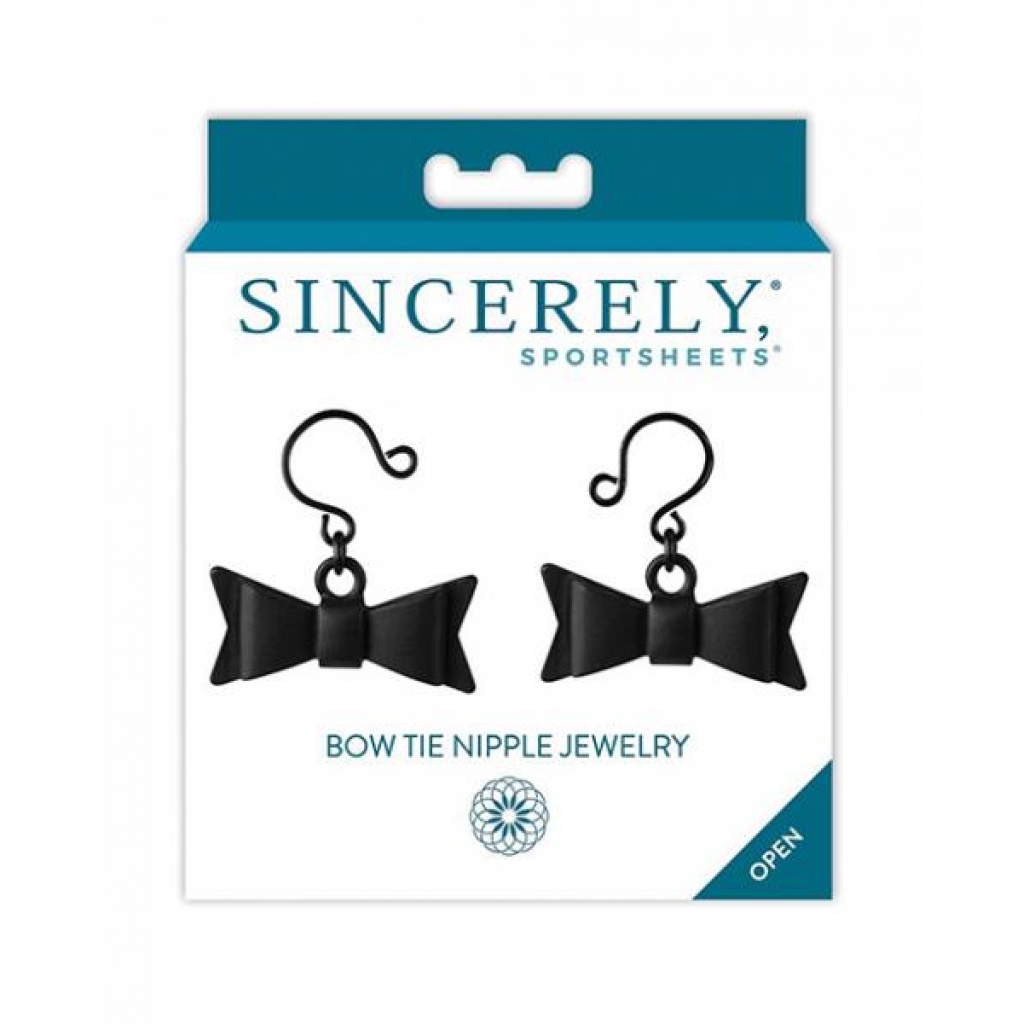 Sincerely Bow Tie Nipple Jewelry - Nipple Clamps