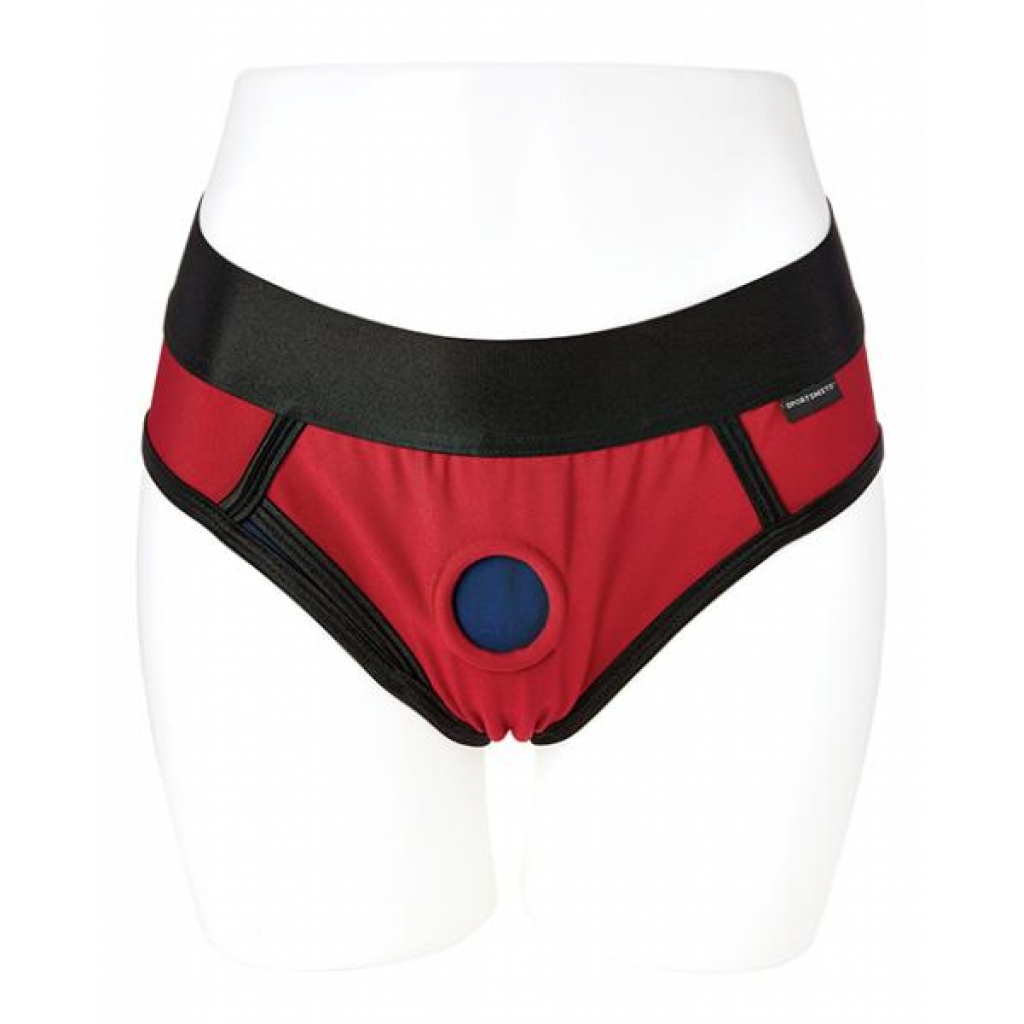 Sportsheets Em Ex Contour Harness - XX Large Red