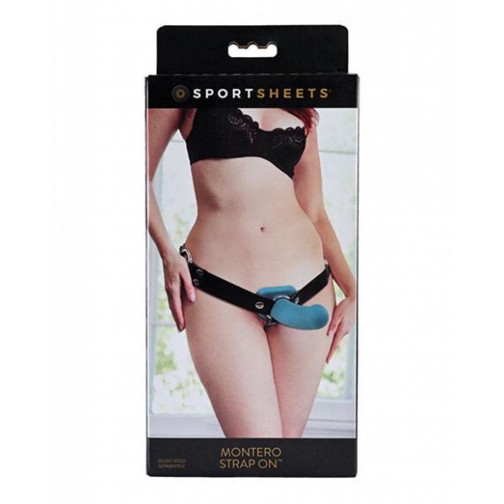 Sportsheets Montero Strap On - Black - Harnesses