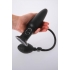 Inflatable Vibrating Butt Plug Black - Anal Plugs