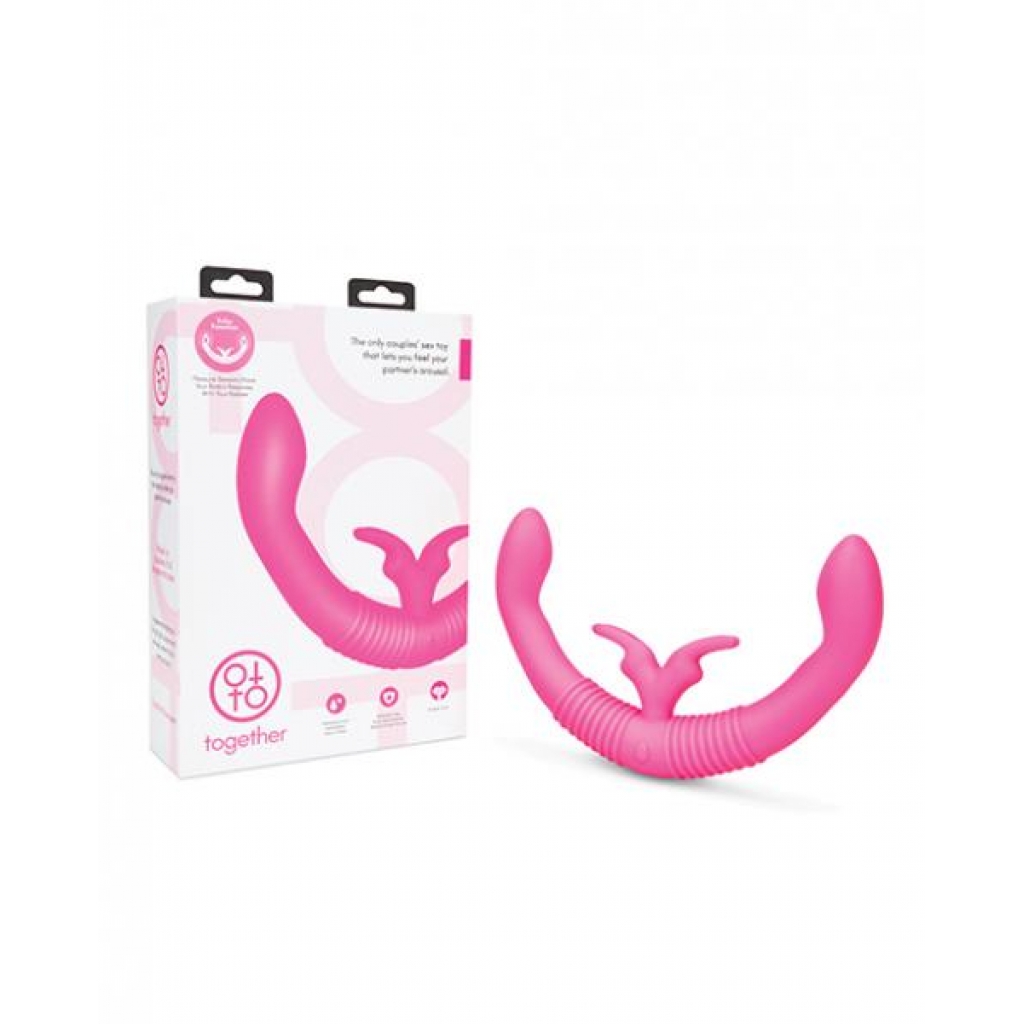 Together Female Intimacy Vibe - Pink - Double Dildos