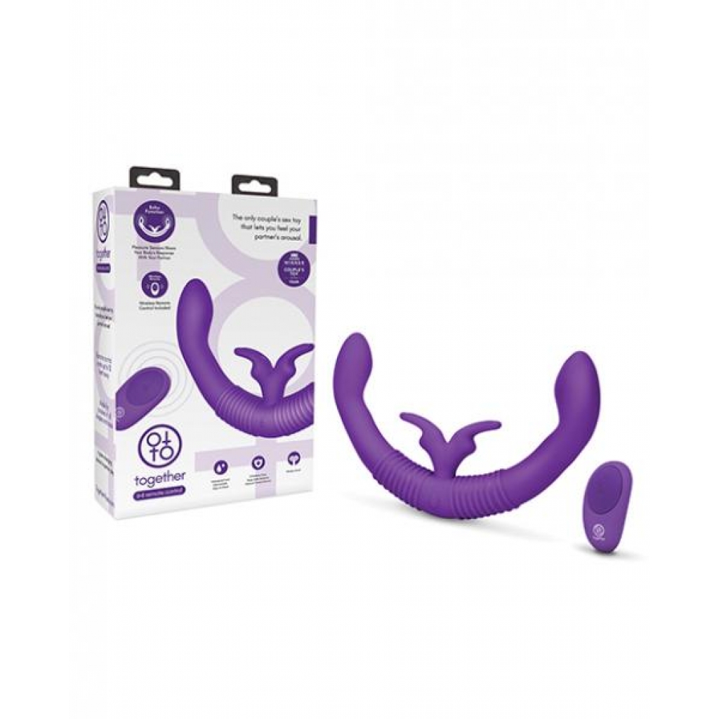 Together Remote-Controlled Female Intimacy Vibe - Purple