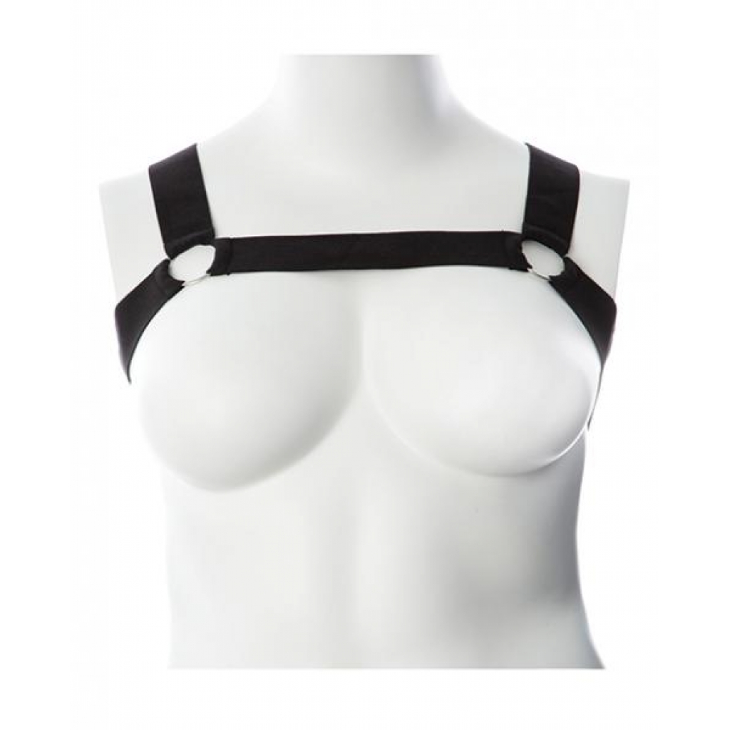 Gender Fluid Mason Harness - S-l Black - Fetish Clothing