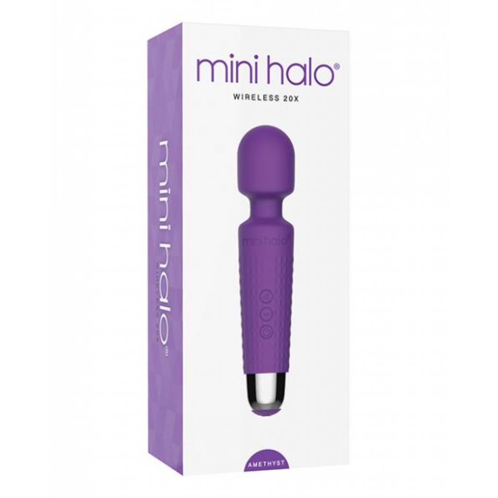 Mini Halo Wireless 20x Wand - Amethyst - Body Massagers