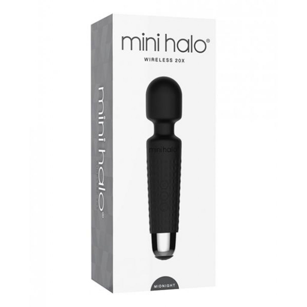 Mini Halo Wireless 20x Wand - Midnight - Palm Size Massagers