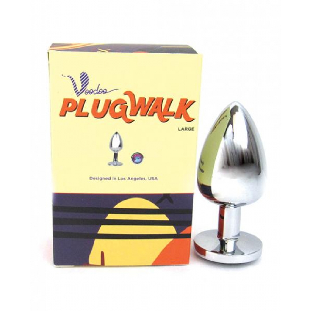 Voodoo Plug Walk Large Stainless Steel - Silver - Anal Plugs