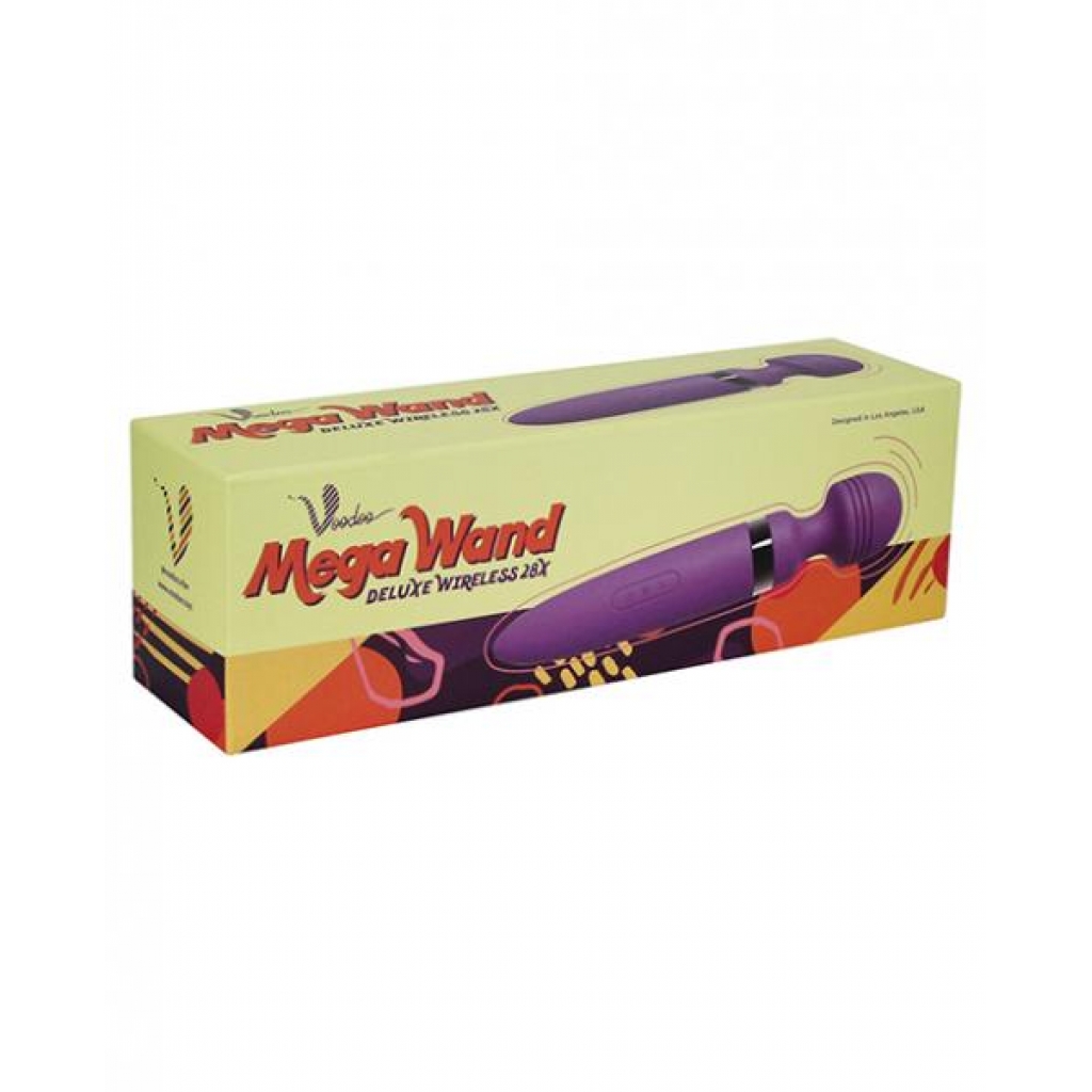 Voodoo Deluxe Mega Wand - Powerful 28X Purple Body Massager