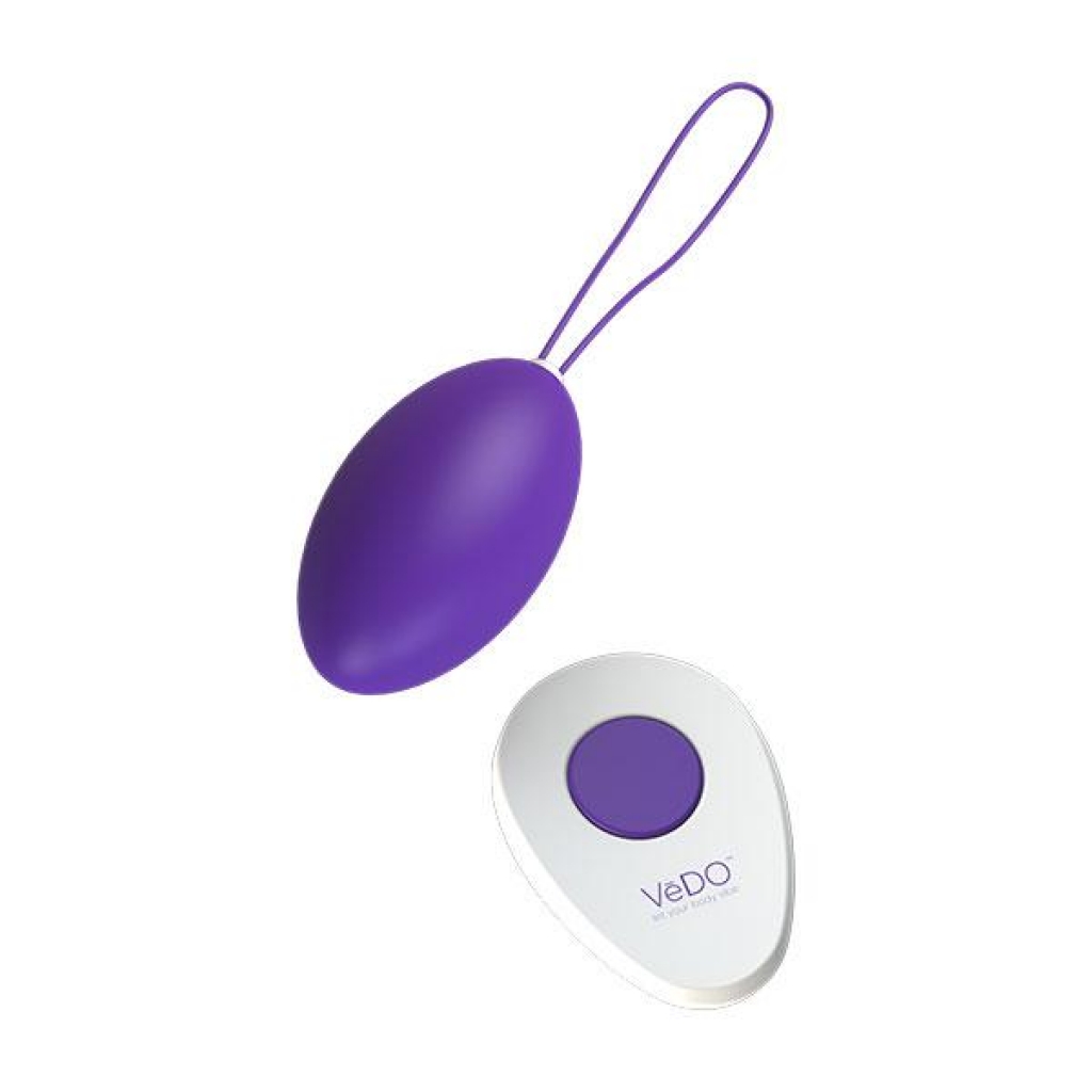 Vedo Peach Rechargeable Egg Vibe - Into You Indigo