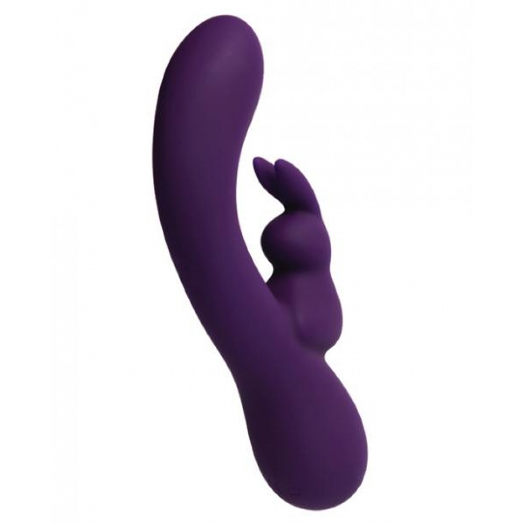 Kinky Bunny Plus Rechargeable Dual Vibe Deep Purple - Rabbit Vibrators