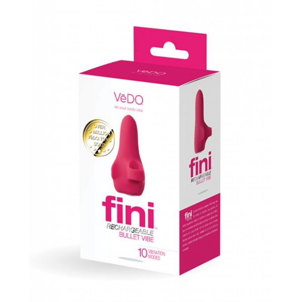 Vedo Fini Rechargeable Bullet Vibe - Pink - Bullet Vibrators