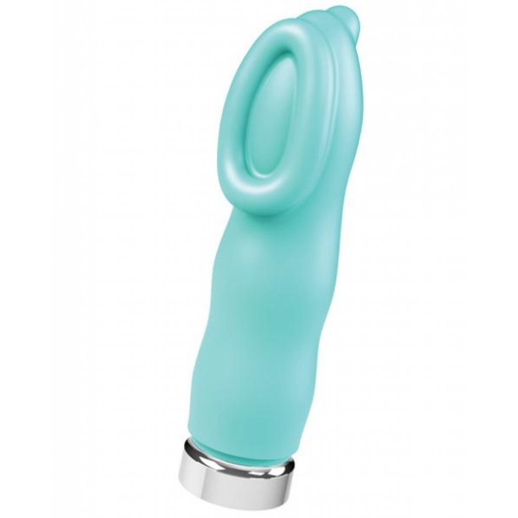 Luv Plus Rechargeable Clitoris Vibe Turquoise Blue - Clit Cuddlers