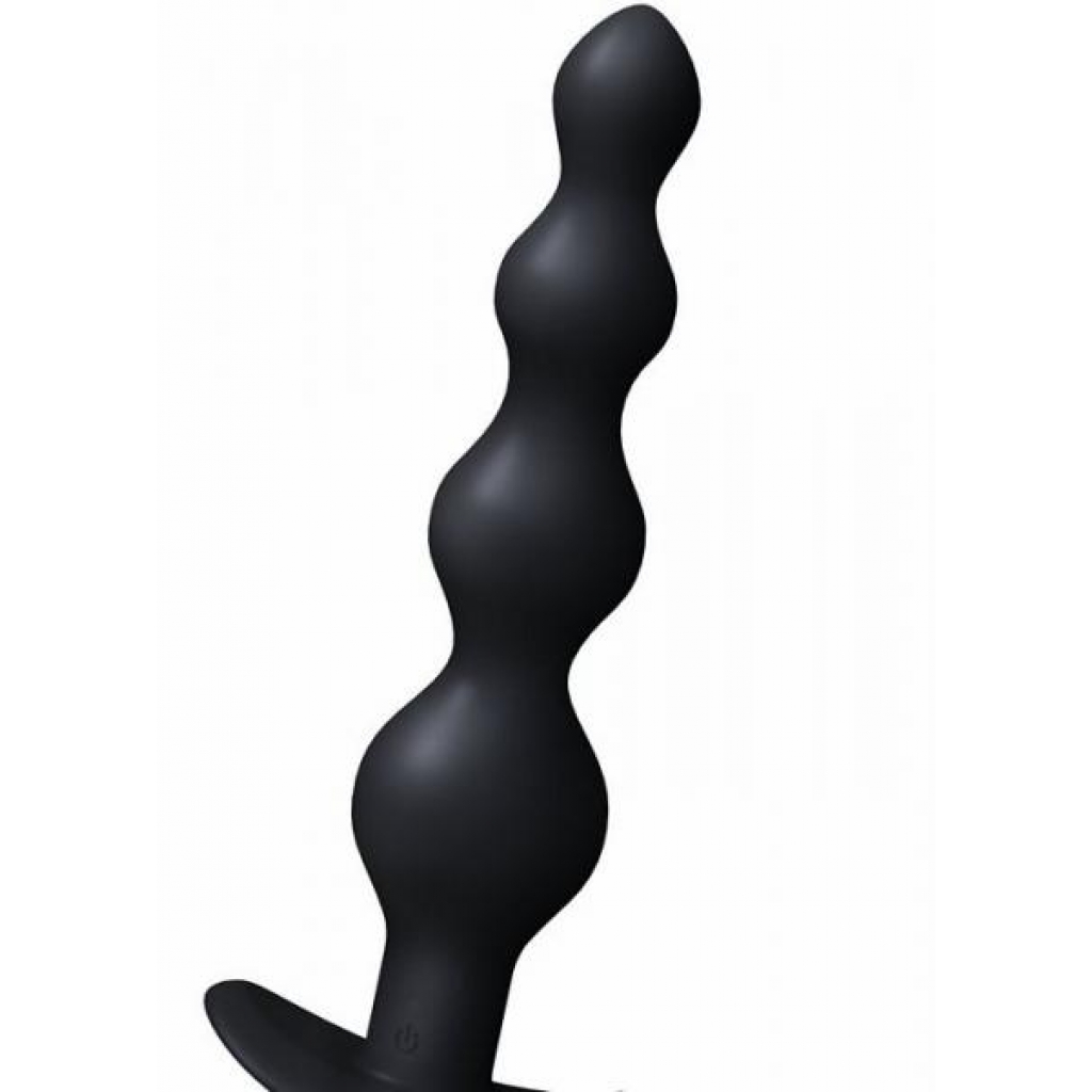 Vedo Earth Quaker Anal Vibe Just Black - Anal Beads