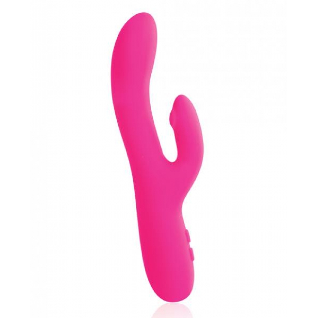 Vedo Rockie Rechargeable Dual Vibe Foxy Pink - Rabbit Vibrators