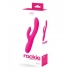 Vedo Rockie Rechargeable Dual Vibe Foxy Pink - Rabbit Vibrators