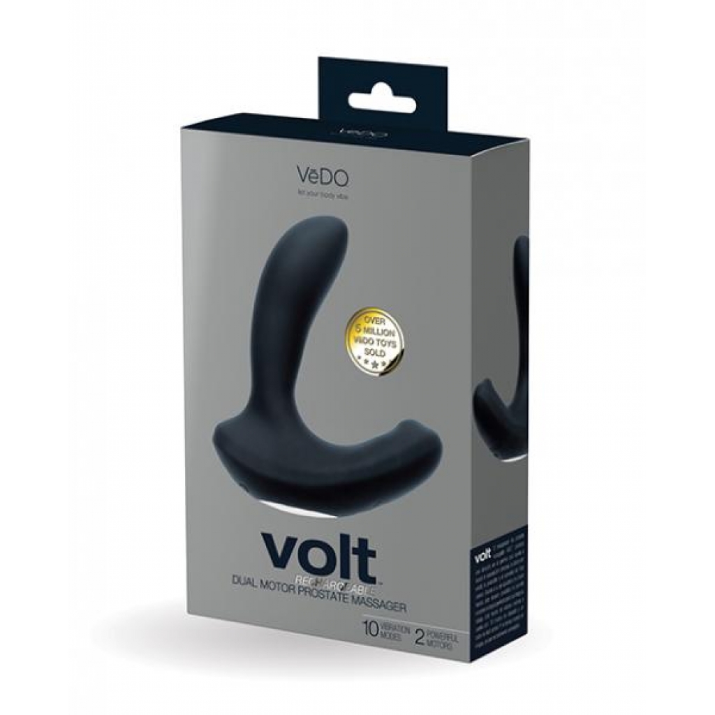 Vedo Volt Rechargeable Prostate Vibe - Black - Prostate Massagers