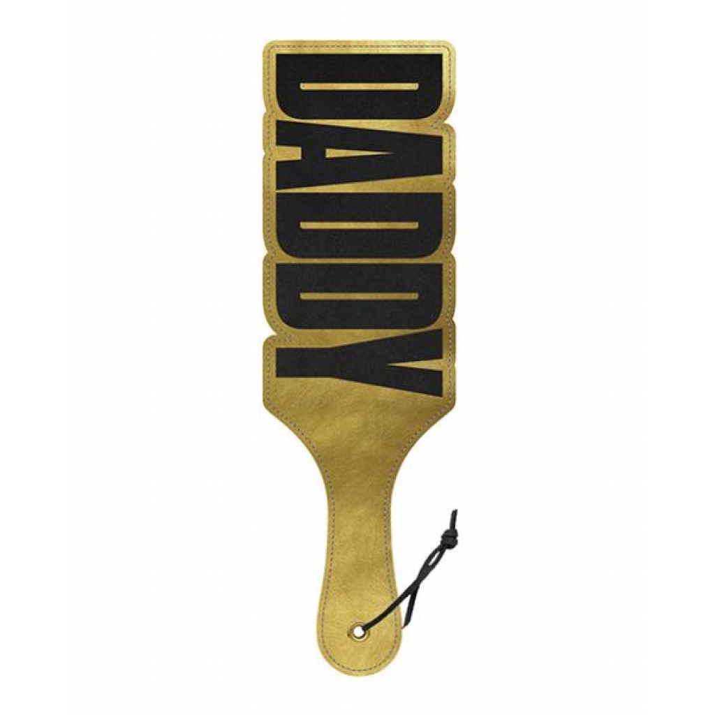 Wood Rocket Daddy Paddle - Black/gold - Paddles