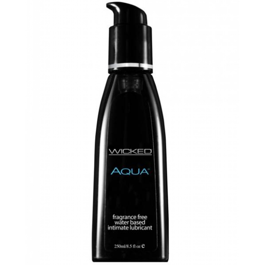 Wicked Aqua Water Based Lubricant Fragrance Free 8.5oz - Lubricants