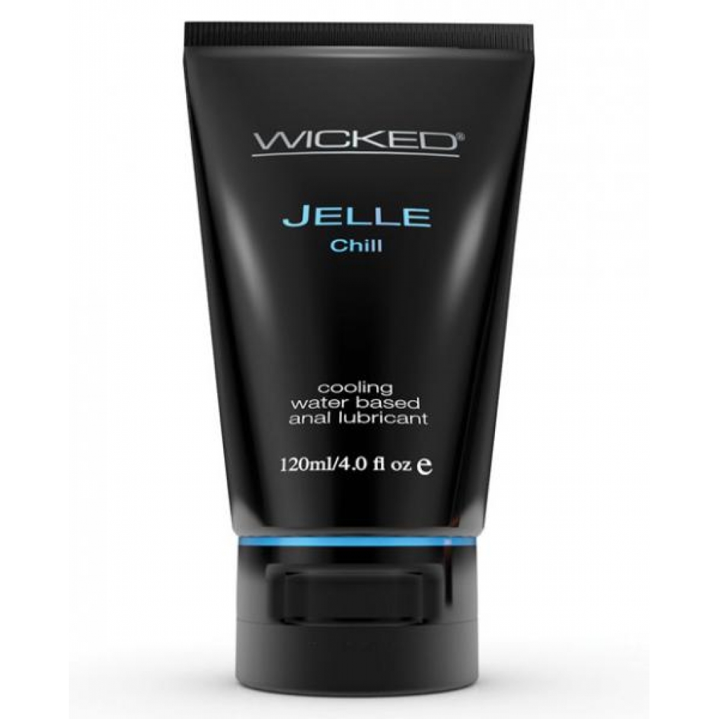 Wicked Jelle Cooling Anal Gel Lubricant 4oz Tube - Lubricants