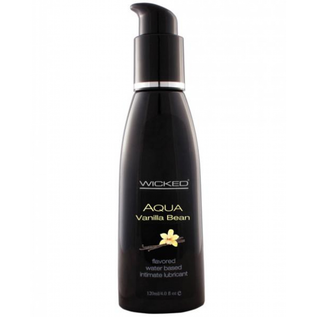 Wicked Aqua Lubricant Vanilla Bean 4oz - Lubricants