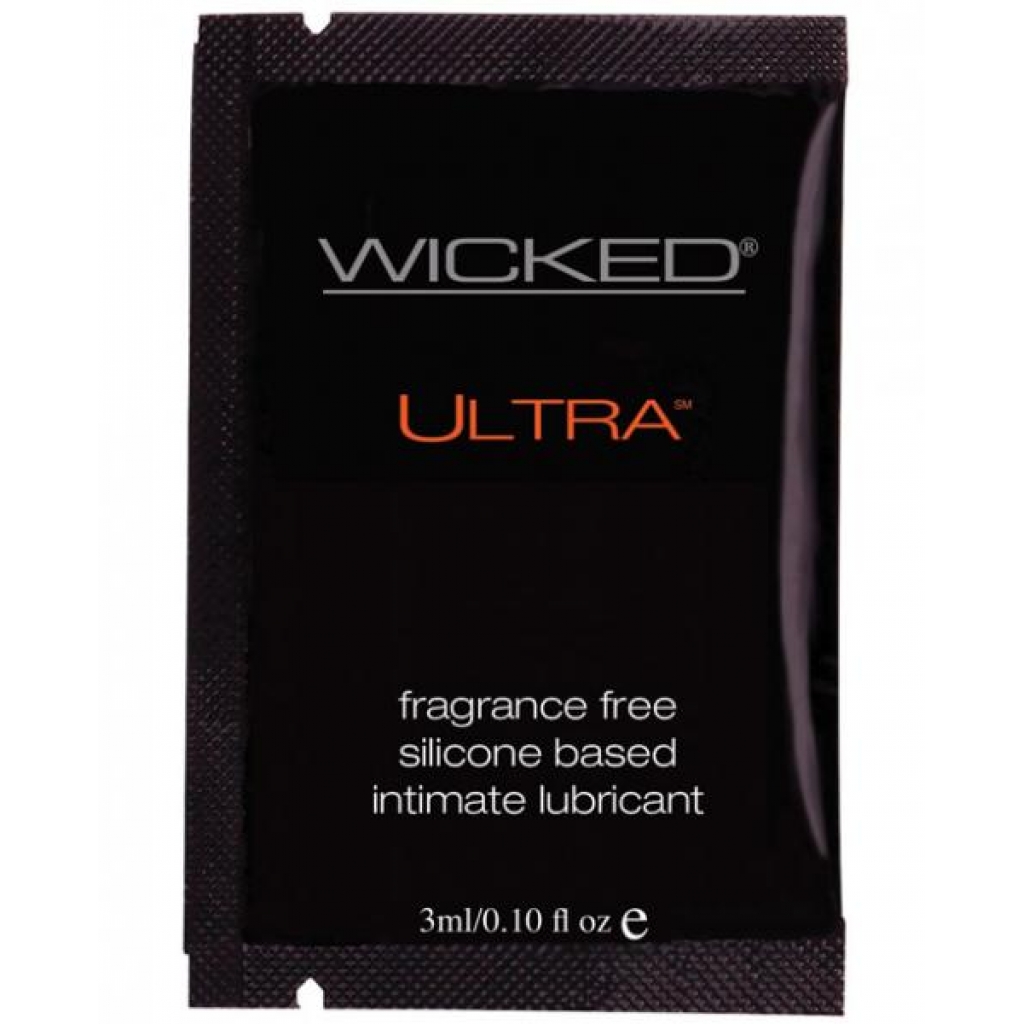 Ultra Silicone Based Lubricant - 3 ml. Packet Fragrance Free - Lubricants