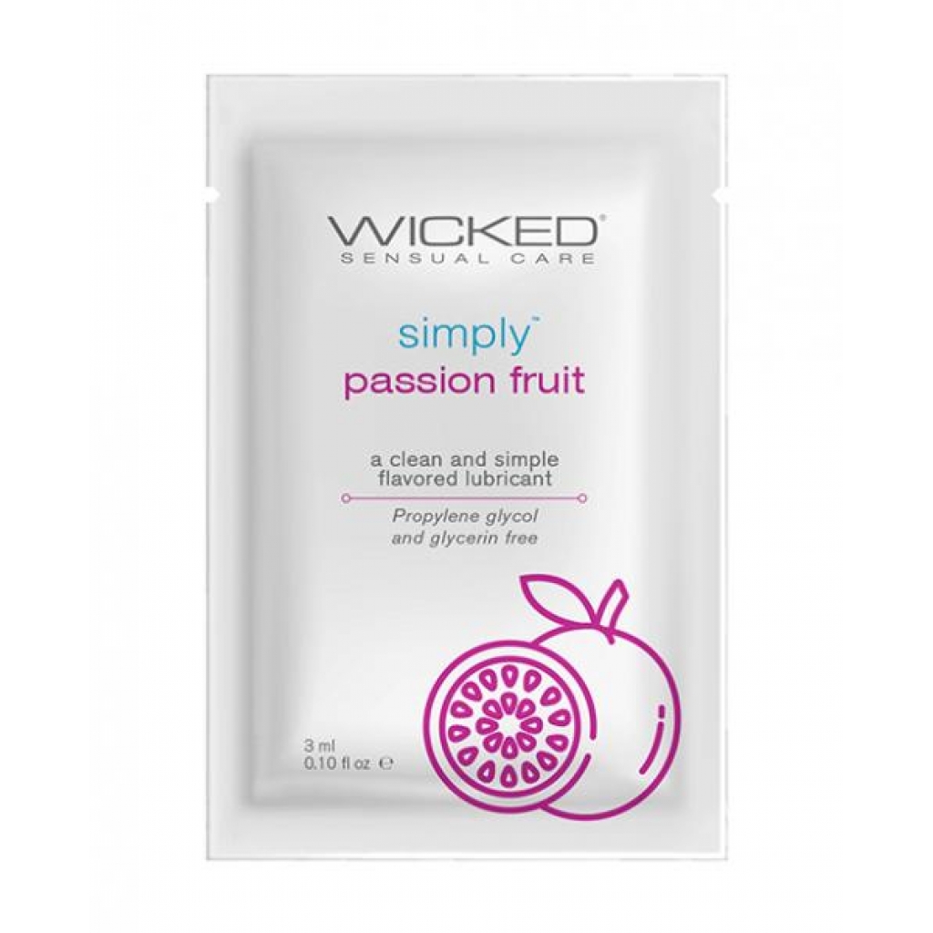 Wicked Sensual Care Simply Water Based Lubricant - Passion Fruit