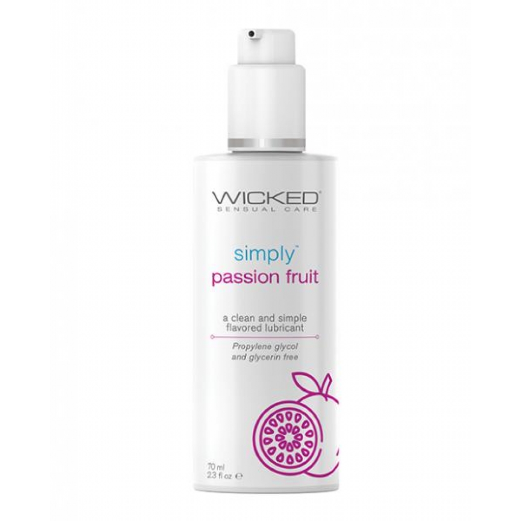 Wicked Sensual Care Water Based Lubricant - Passion Fruit Flavor