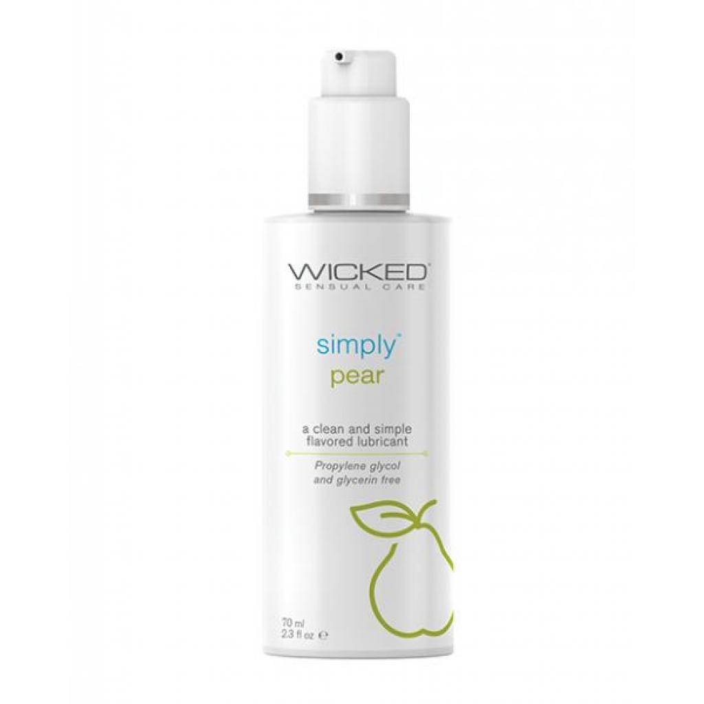 Wicked Sensual Care Simply Water-Based Lubricant - Pear Flavor