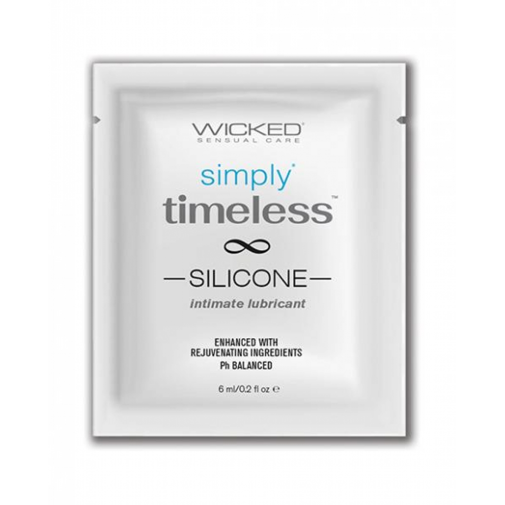 Wicked Sensual Care Simply Timeless Silicone Lubricant - .2 Oz - Lubricants