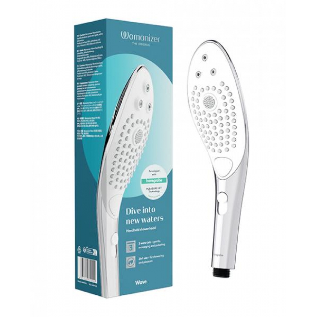 Womanizer Wave Shower Head - Chrome - Modern Vibrators