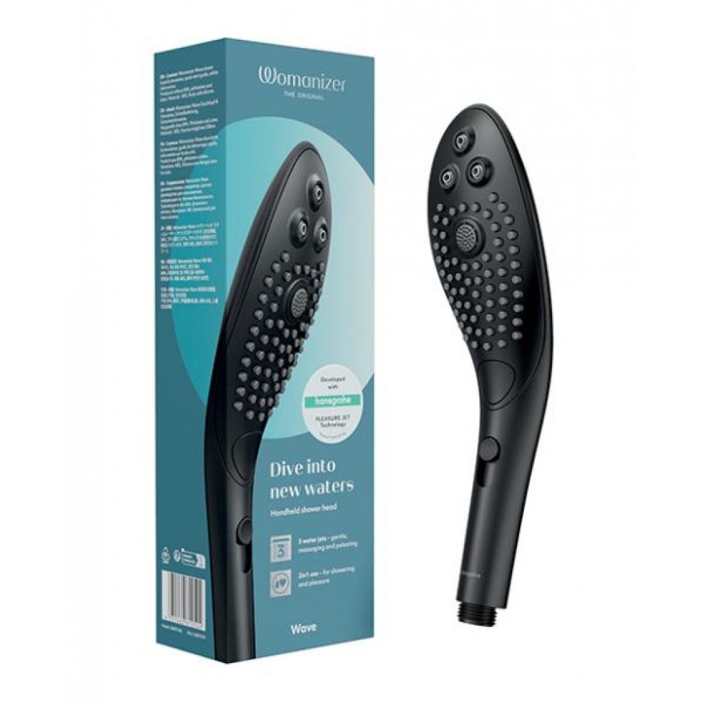 Womanizer Wave Shower Head - Black - Batteries & Chargers