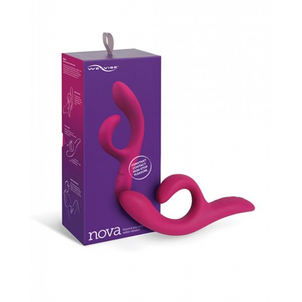 We-vibe Nova 2 Flexible Rabbit - Fuchsia - Rabbit Vibrators