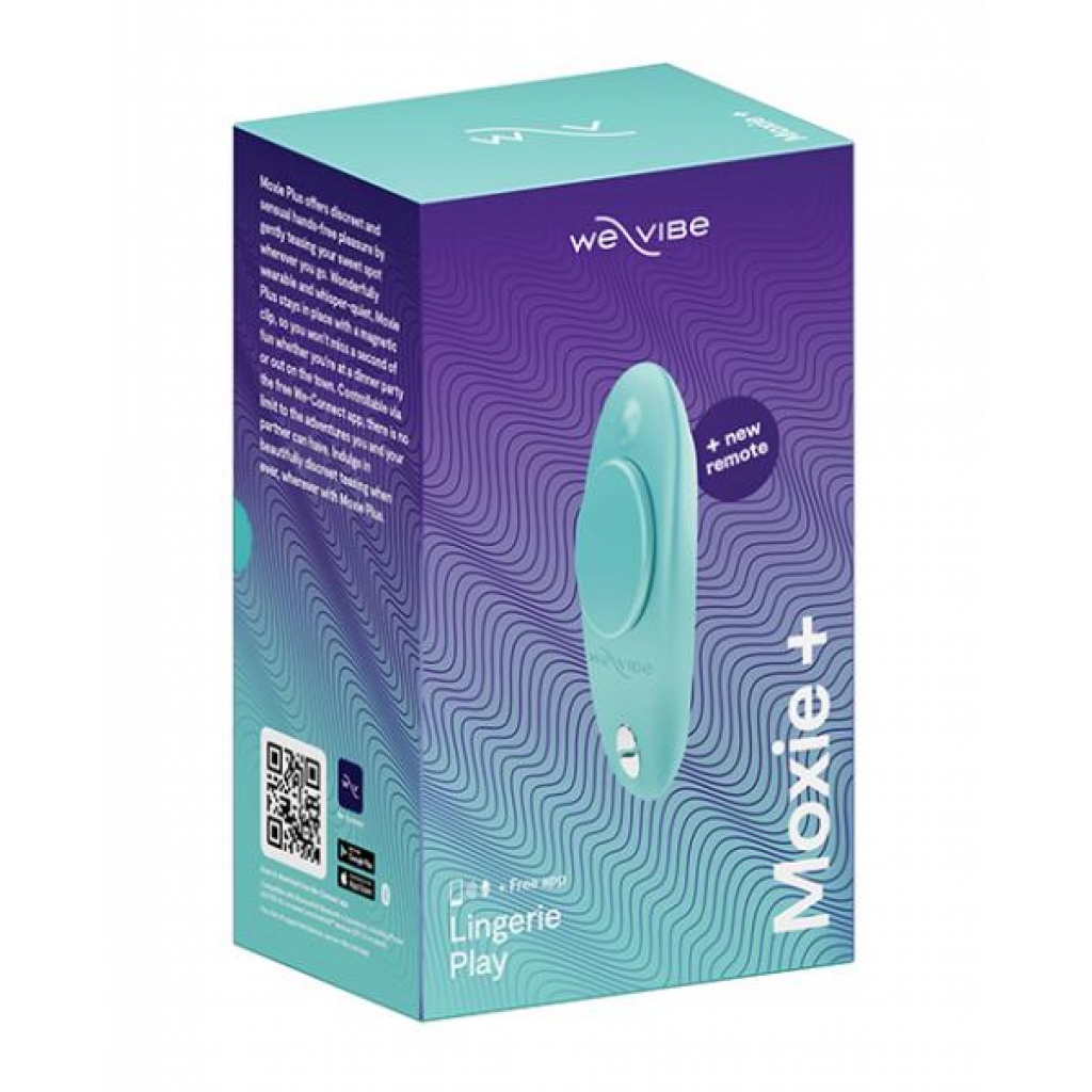 We-vibe Moxie+ Panty Vibe - Aqua - Vibrating Panties