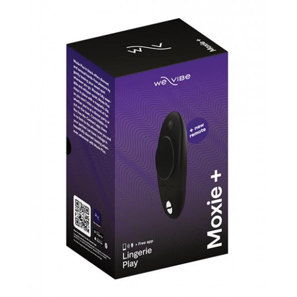 We-vibe Moxie+ Panty Vibe - Black - Vibrating Panties