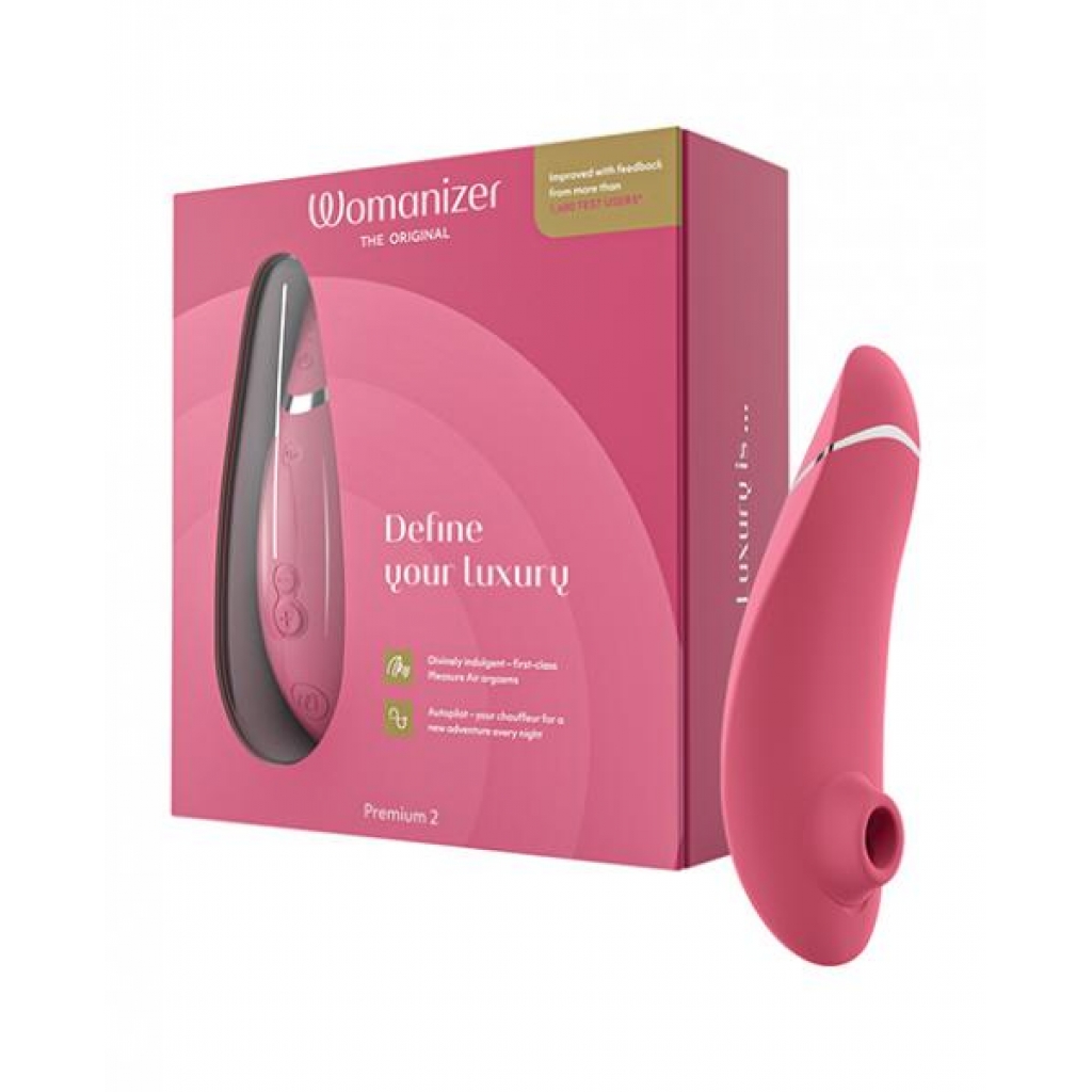 Womanizer Premium 2 - Raspberry - Clit Suckers & Oral Suction