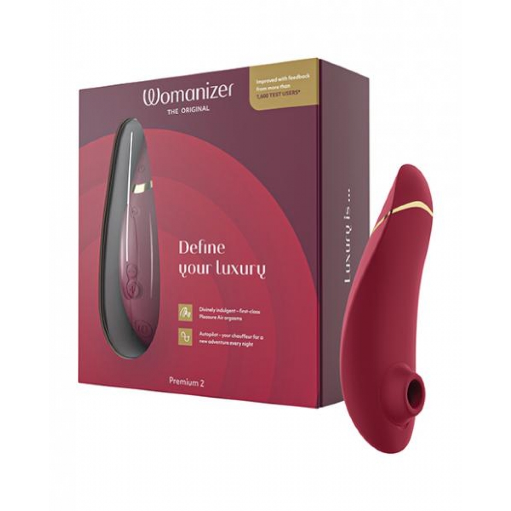 Womanizer Premium 2 - Bordeaux - Clit Suckers & Oral Suction