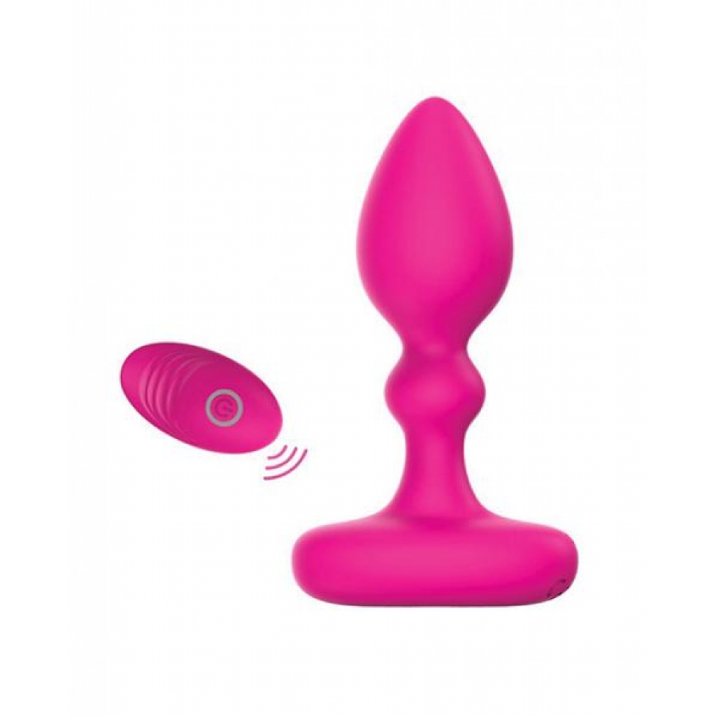 Pink Elephant Lil Rumble Rechargeable Vibe W/remote - Pink - Anal Plugs