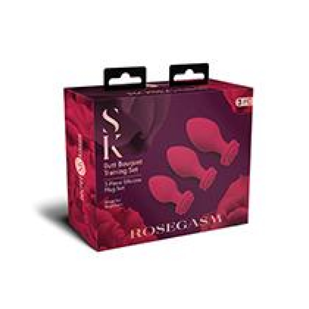 Secret Kisses Butt Bouquet Training Set - Red - Anal Trainer Kits