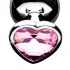 Booty Sparks Pink Heart Gem Anal Plug Set - Anal Trainer Kits