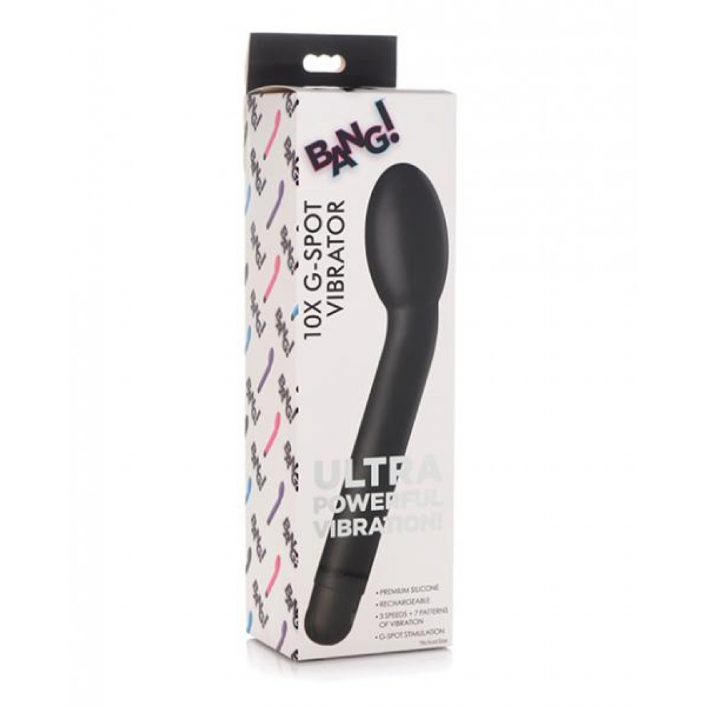 Bang! 10x G Spot Vibrator - Black - G-Spot Vibrators