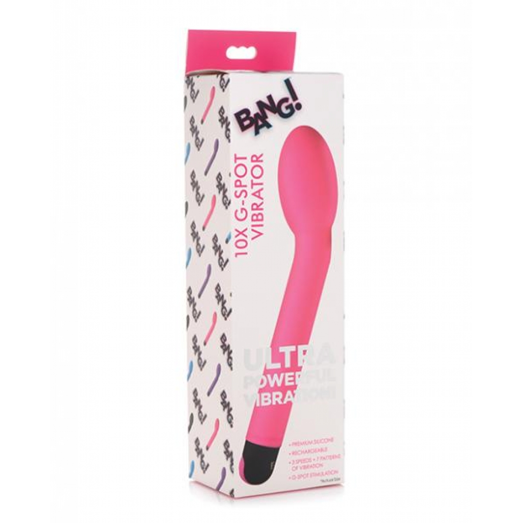 Bang! 10x G Spot Vibrator - Pink - G-Spot Vibrators