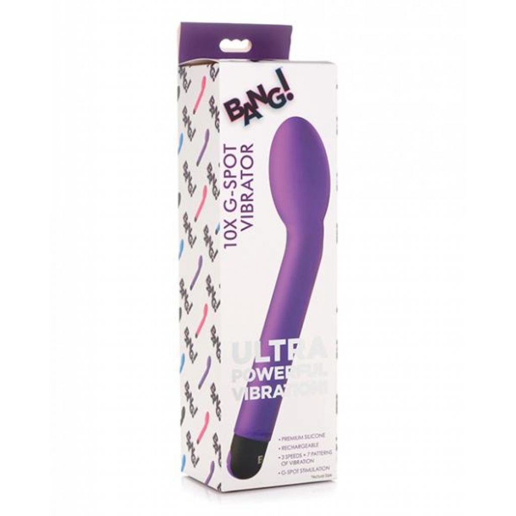 Bang! 10x G Spot Vibrator - Purple - G-Spot Vibrators