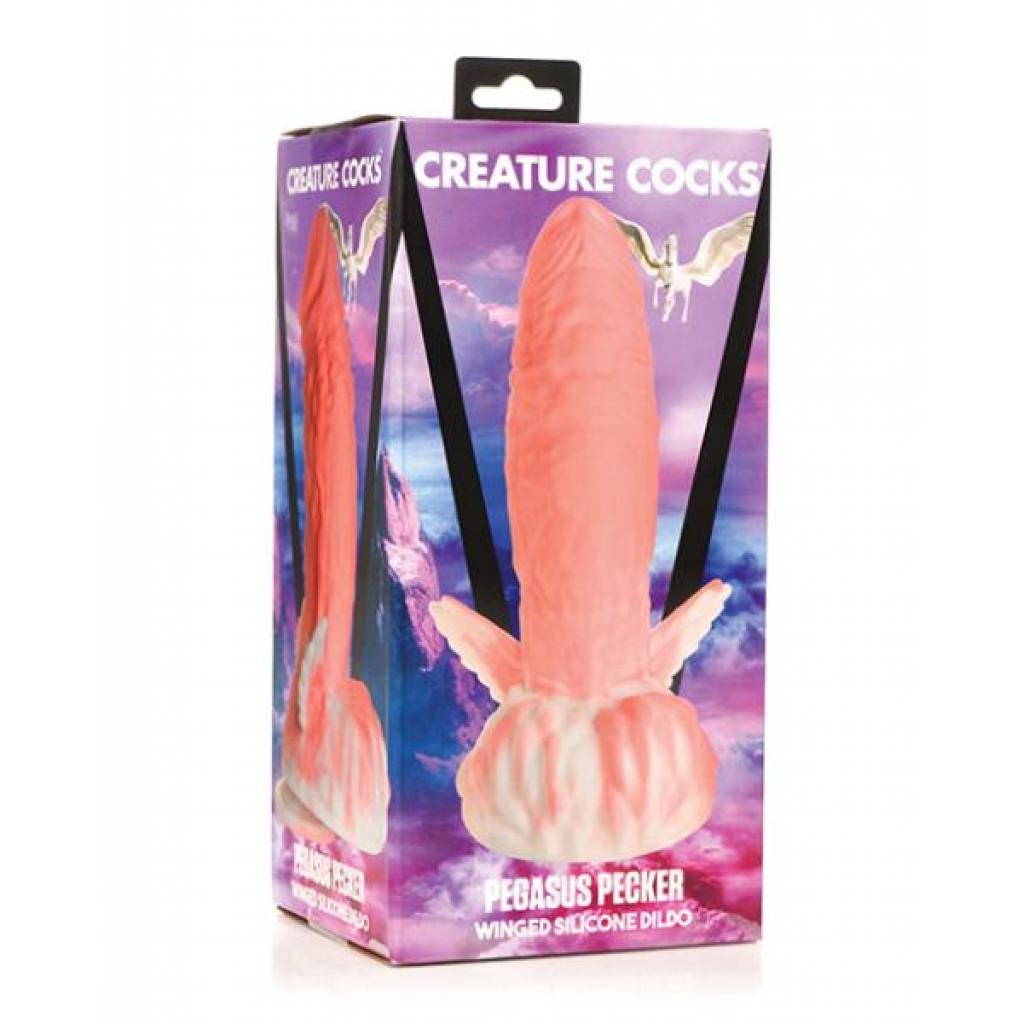 Creature Cocks Pegasus Pecker Winged Silicone Dildo - Extreme Dildos