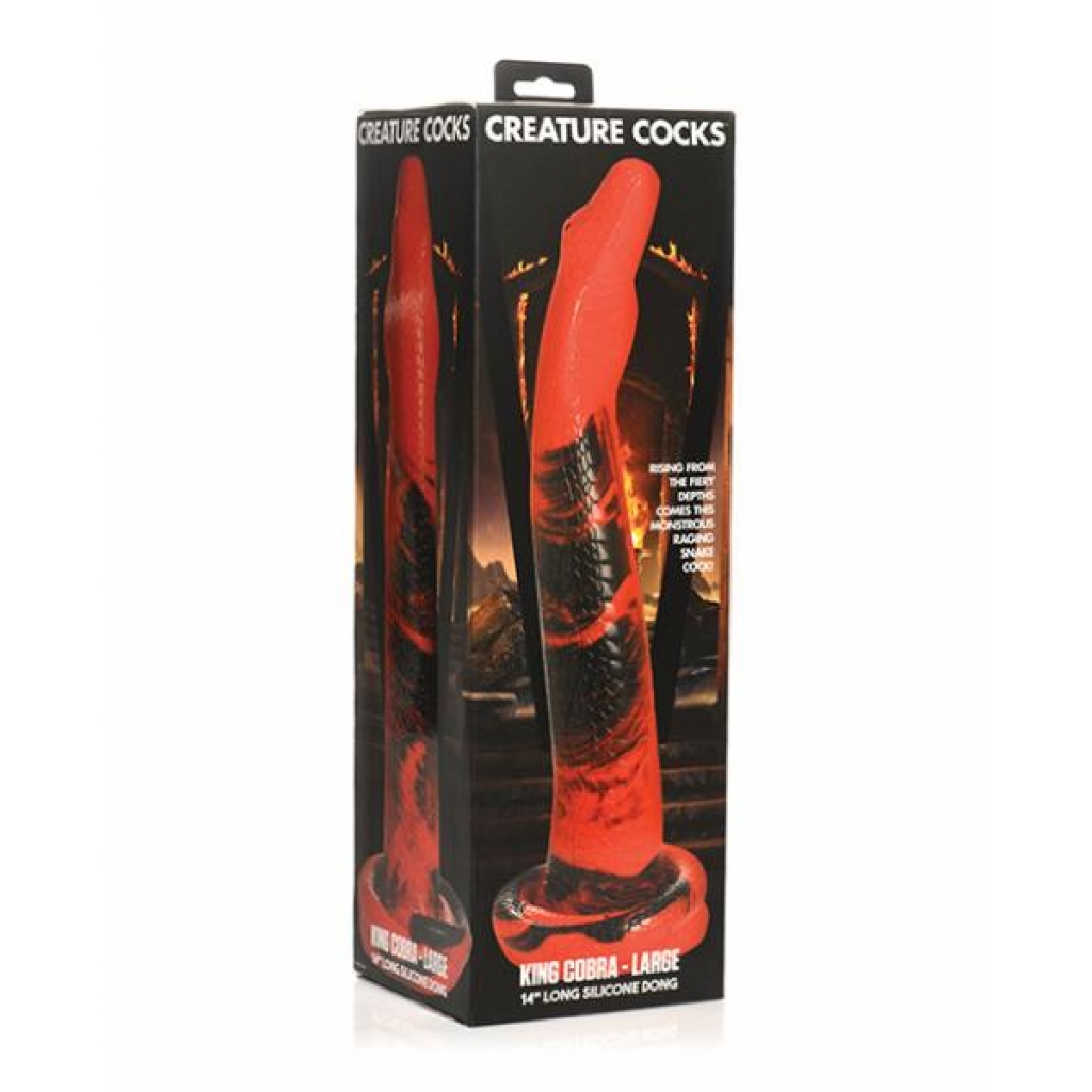 Creature Cocks King Cobra Large Silicone Dildo - Extreme Dildos