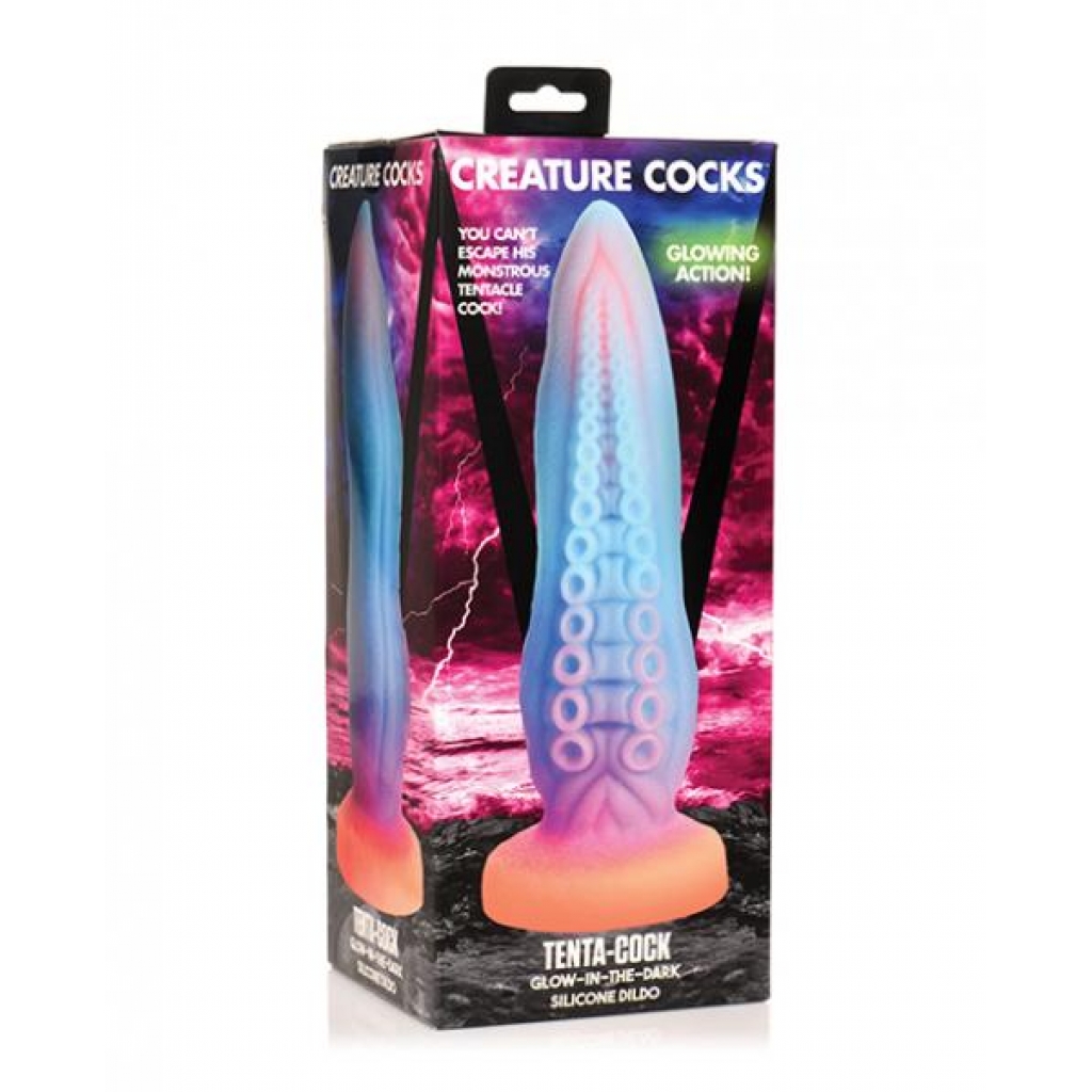 Creature Cocks Glow-In-The-Dark Tenta-cock Silicone Dildo