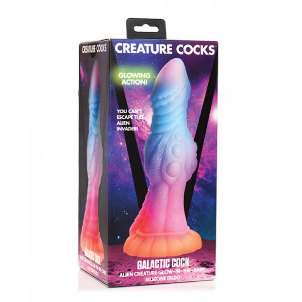 Glow in the Dark Galactic Alien Dildo